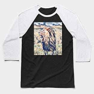 Lion Roar Baseball T-Shirt